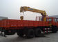 Durable Safety XCMG Transporting Telescopic Boom Truck Mounted Crane, 13m Height