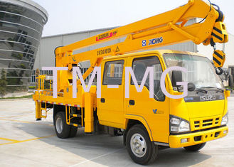 XCMG articulating boom crane / basket crane truck 2T Lifting Capacity