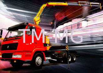 XCMG 5 Ton Transportation Folding Boom Crane / Lorry Mounted telescopic mobile crane